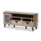 Baxton Studio Cardiff Modern Light Brown Wood 55-Inch TV Stand 137-7560 - alternate 7